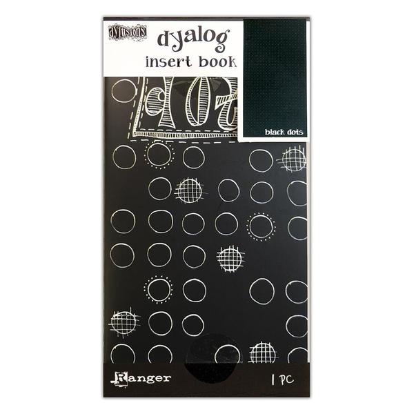 Dylusions dyalog insert book - Black dots #3