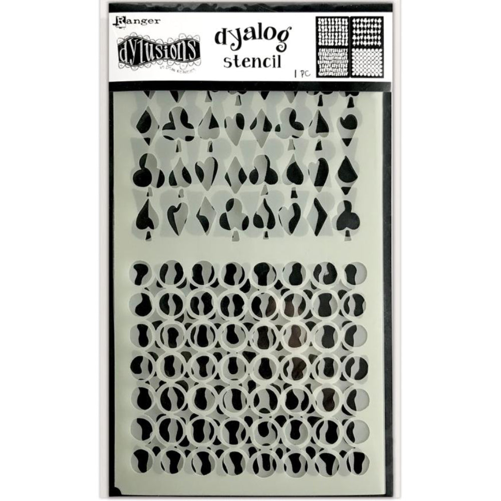 Dylusion Dyalog Stencil- " Stencil it Again "