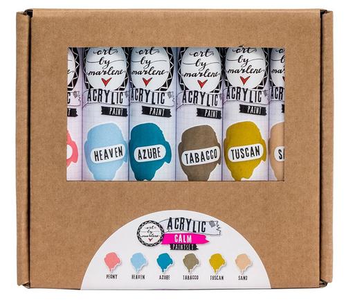 ART BY MARLENE - ACRYLIC PAINT SET CALM
