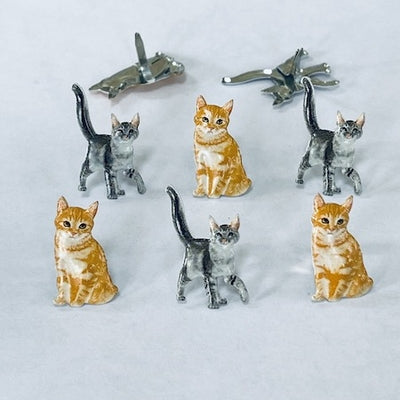 Feline Brads 12 pieces
