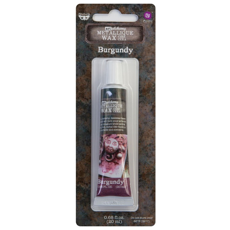 Art Alchemy-Metallique Wax – Burgundy 0.68 FL.OZ