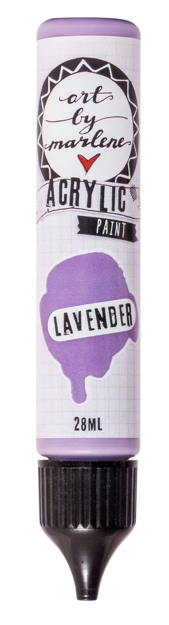 Art By Marlene - Acrylic Paint -Lavender 28Ml