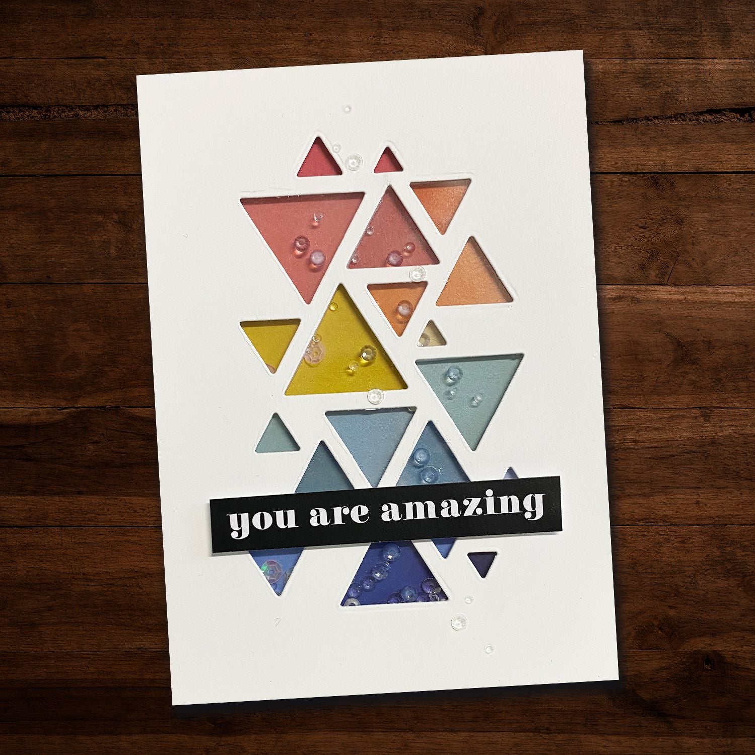 Paper Rose Card Creator Triangle Windows Metal Die