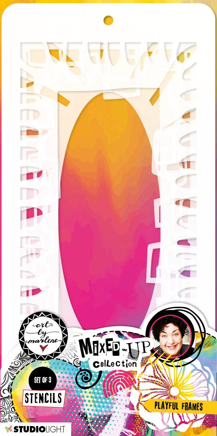 Art by Marlene-Mixed Up Collection-Playful Frames-Stencils