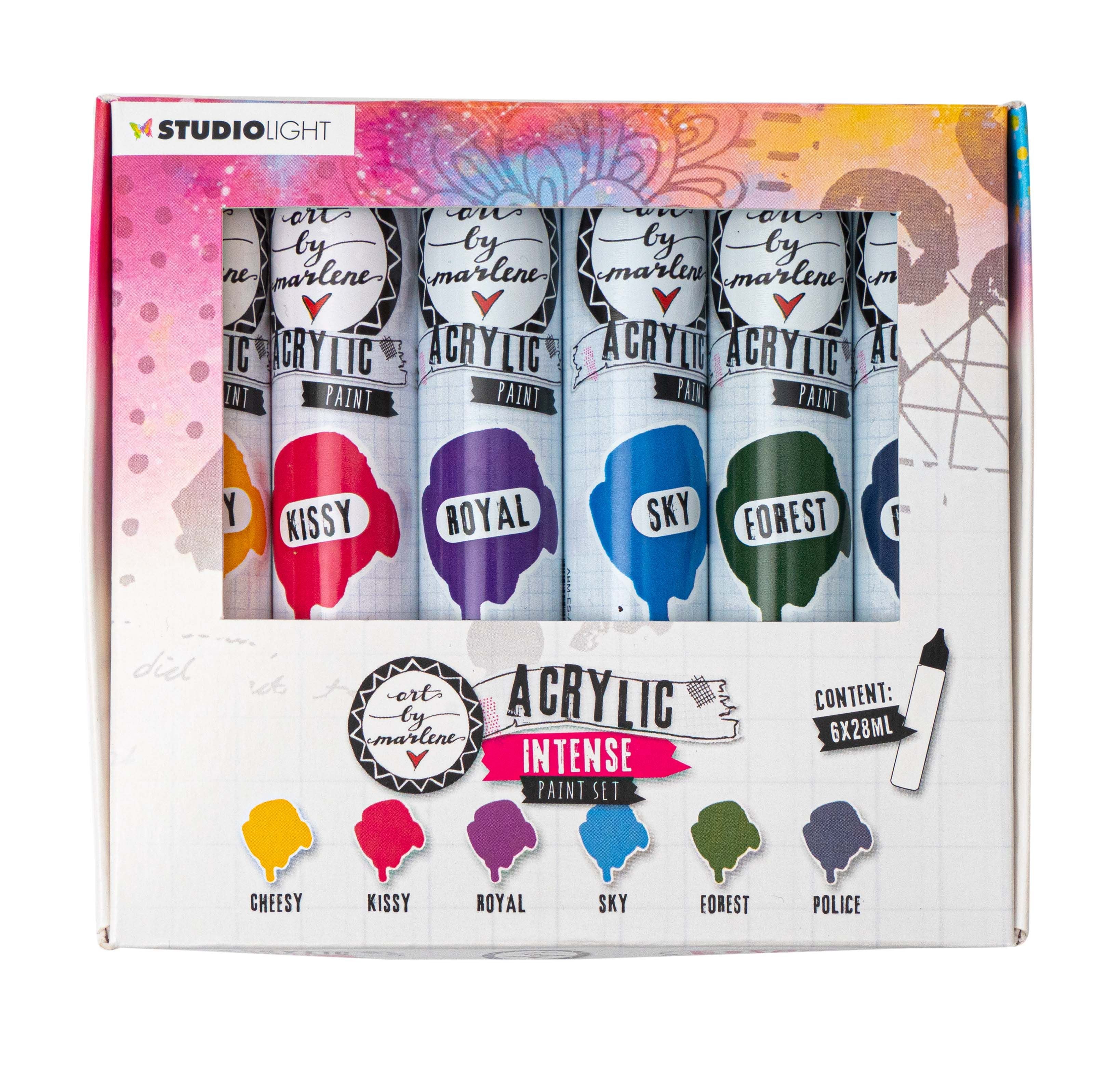 Art By Marlene - Acrylic Paint -INTENSE Paint set