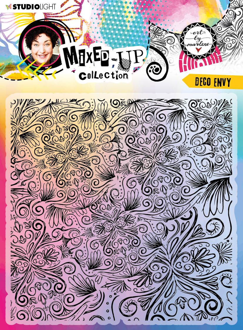 Art by Marlene-Mixed Up Collection-Deco Envy Stamp
