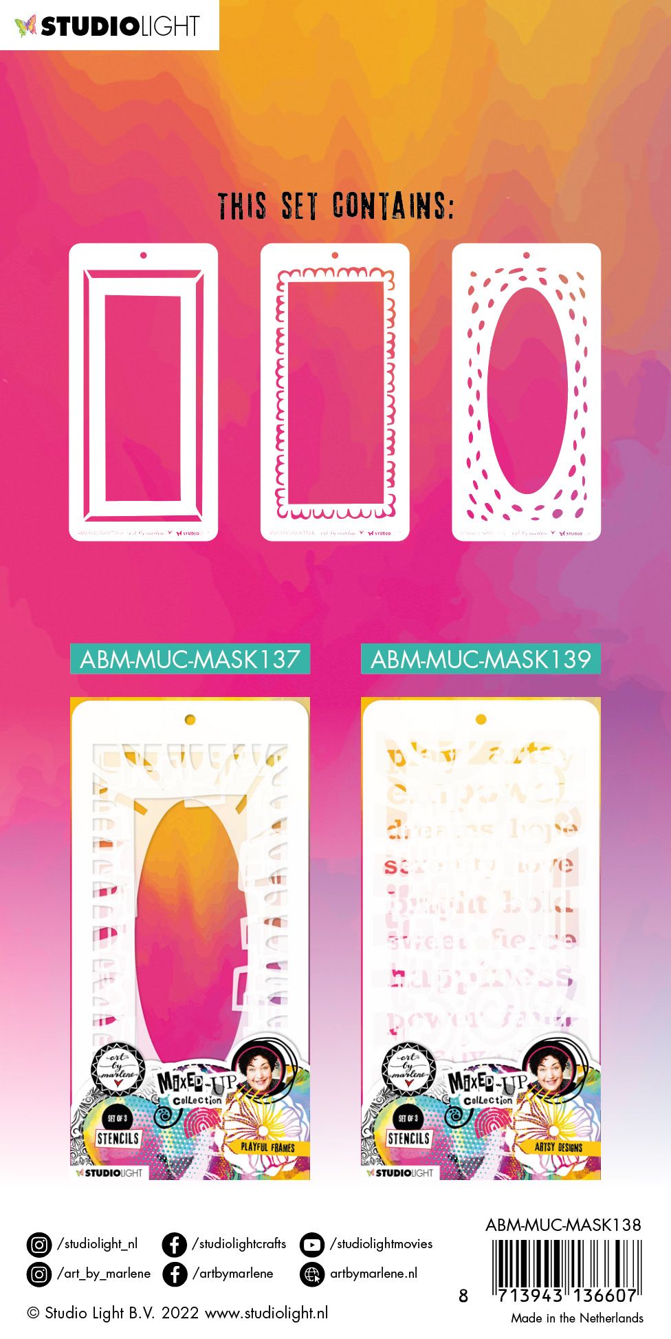 Art by Marlene-Mixed Up Collection-Basic Borders-Stencils