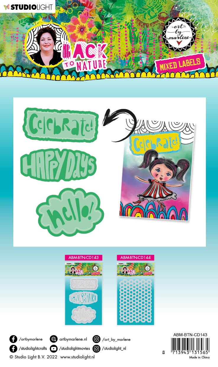 Art By Marlene Back to Nature Mixed labels Metal Die