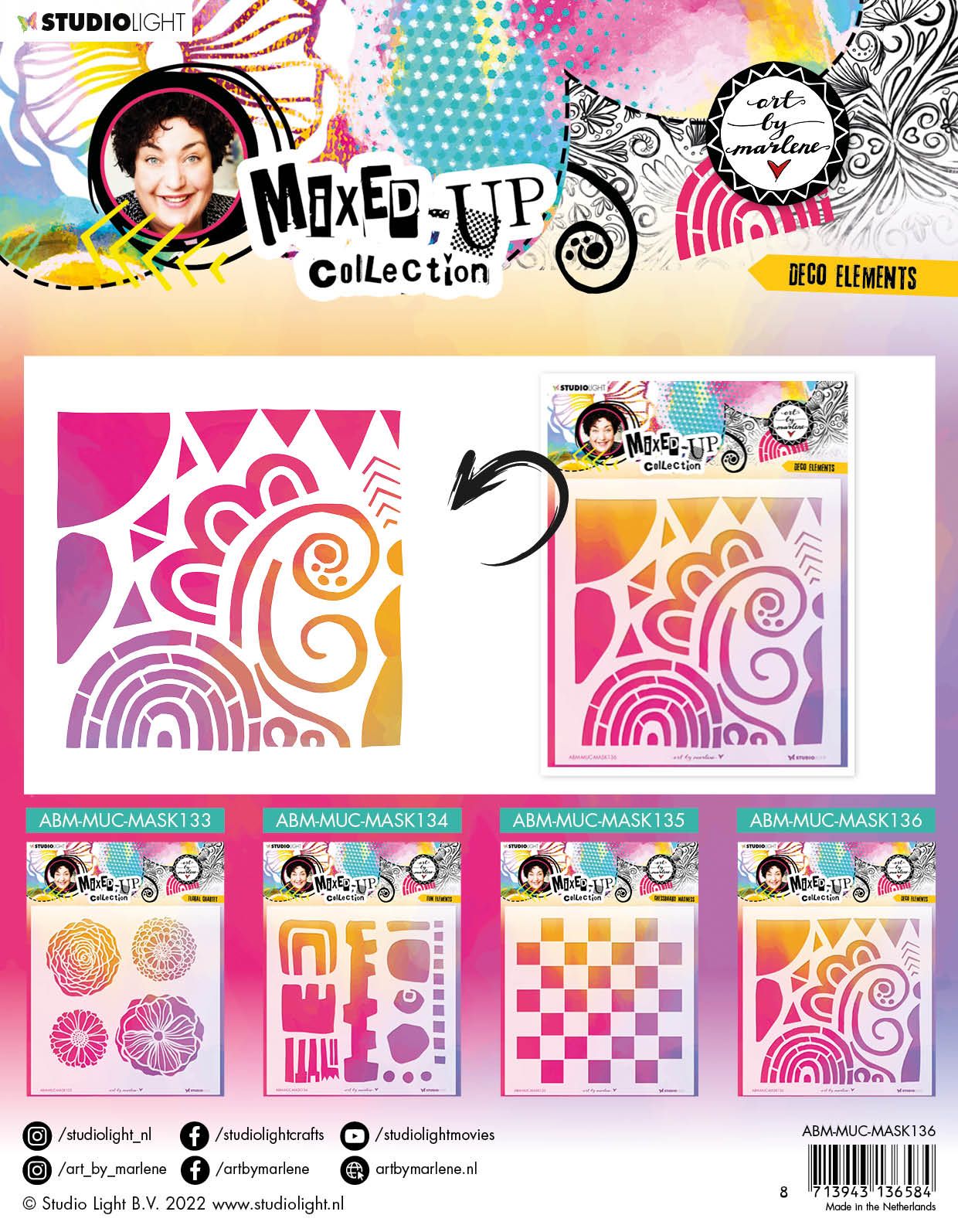 Art by Marlene-Mixed Up Collection-Deco Elements-Stencils