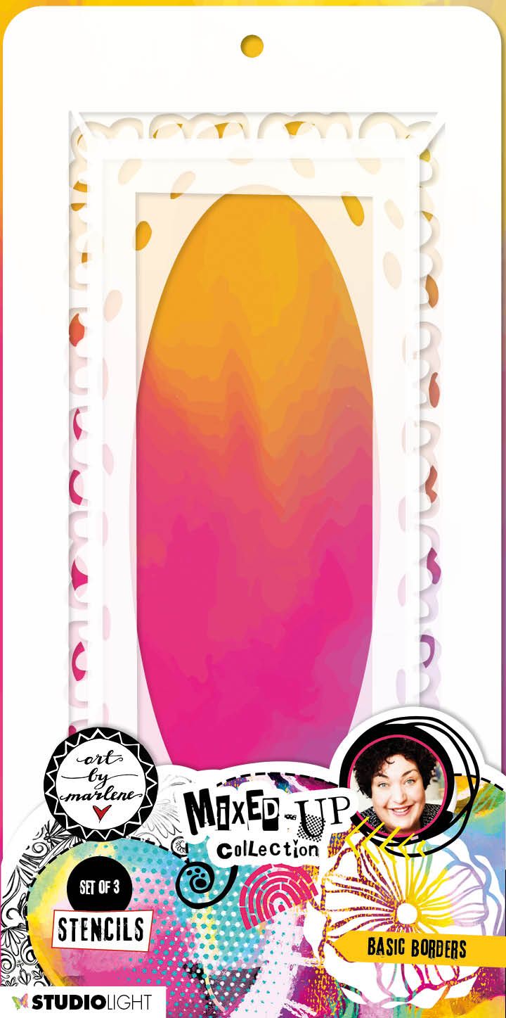 Art by Marlene-Mixed Up Collection-Basic Borders-Stencils