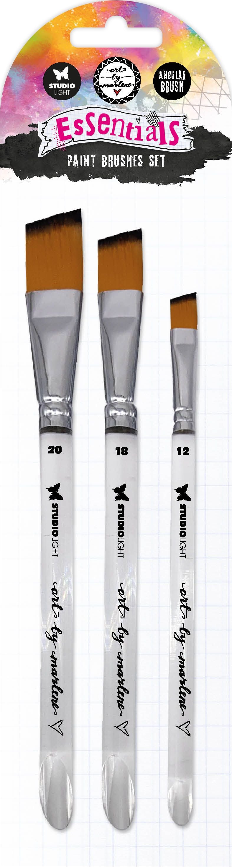 Art By Marlene BRUSHES Soft Nylon ANGULAR