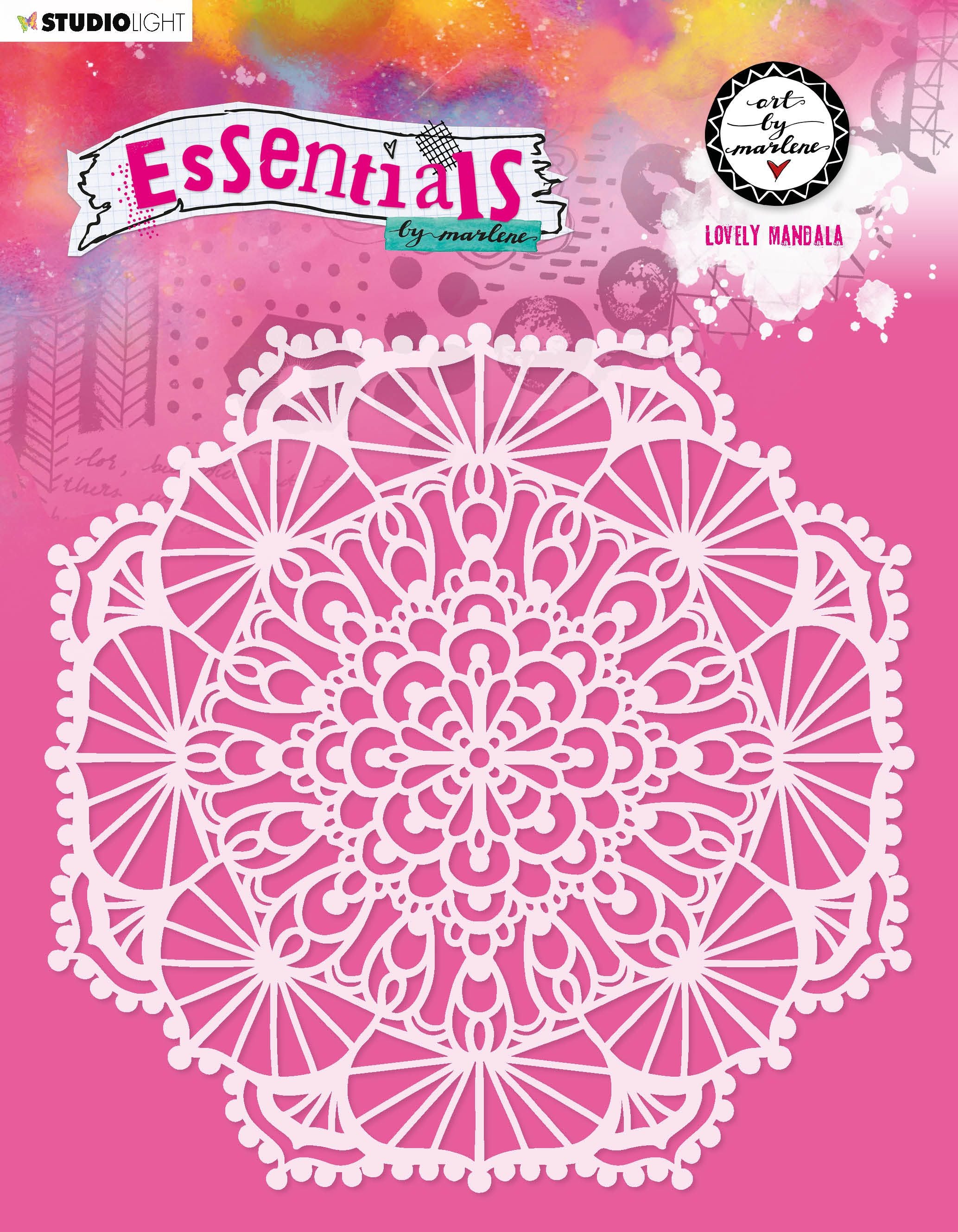 Art By Marlene Essentials Stencil LOVELY MANDALA