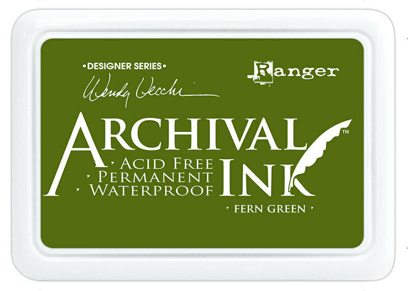 Archival Permanent Ink Fern Green