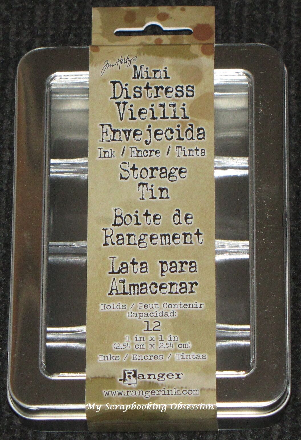 Distress Mini Ink Storage Tin