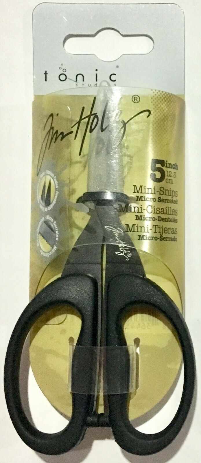 Tim Holtz 5 inch mini -snips by Tonic