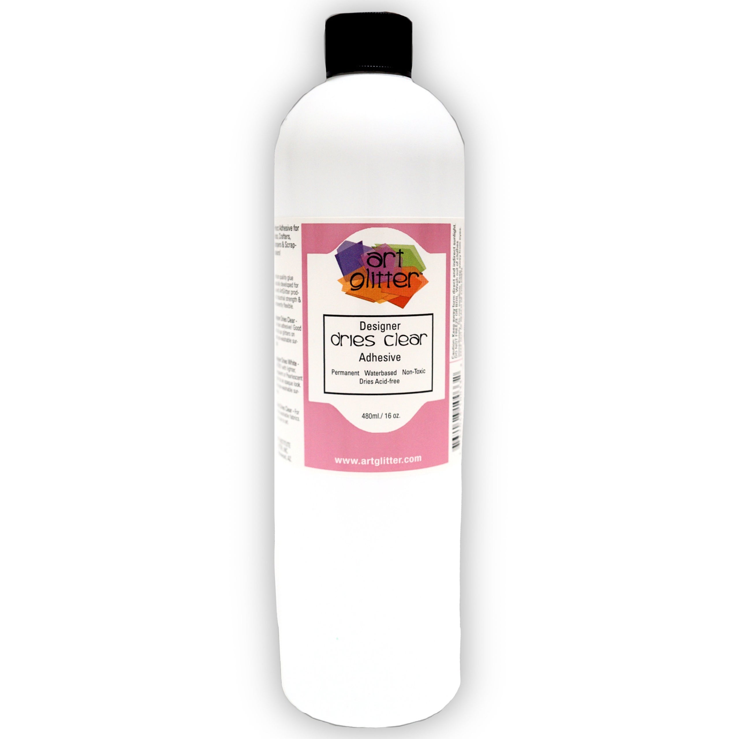 Art Glitter - adhesive - Dries Clear 16oz 480 ML