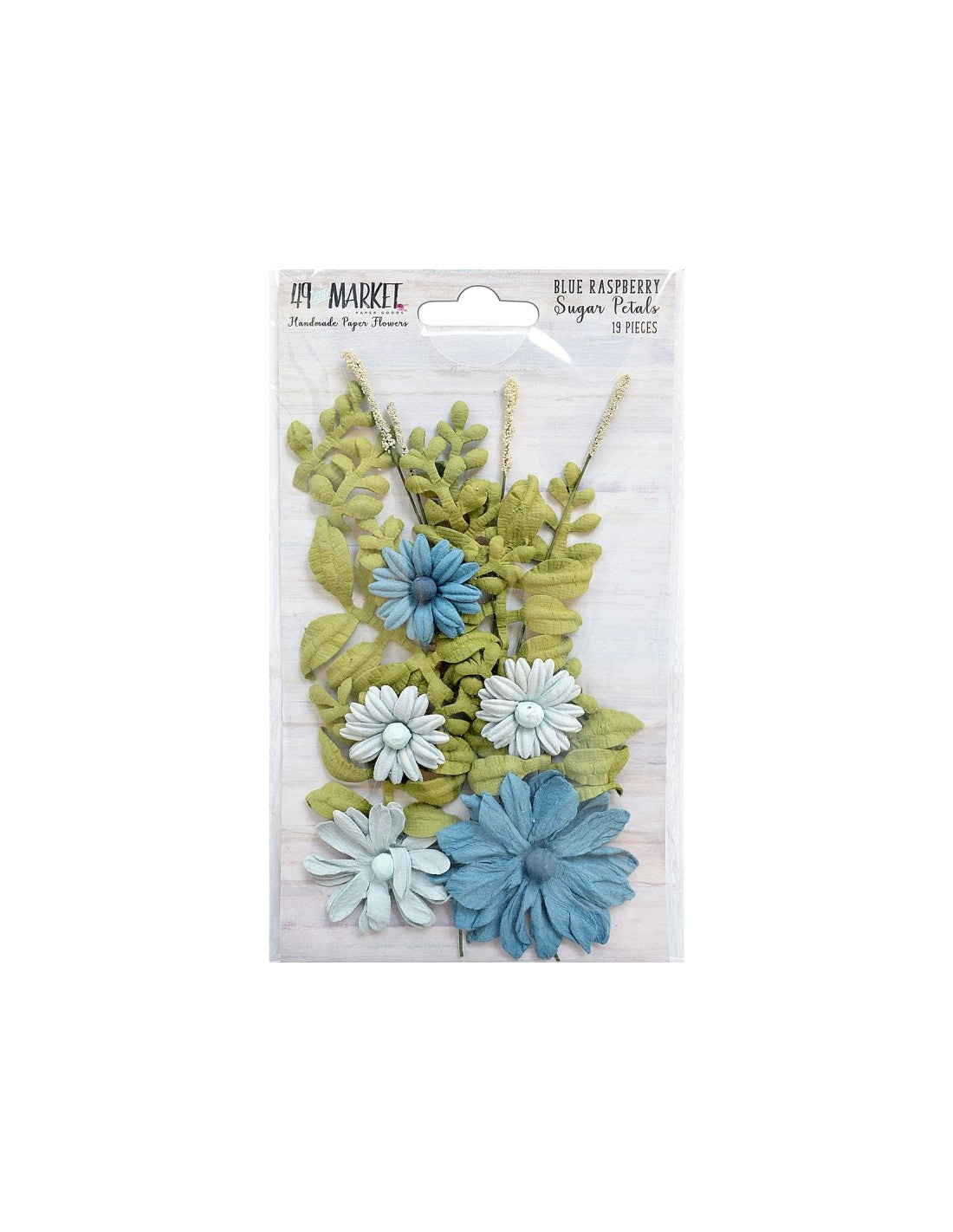 49 and Market Sugar Petals Blue Raspberry