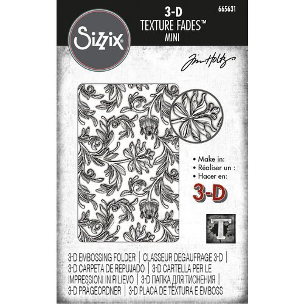 Tim Holtz - SIZZIX "MINI TEXTURE FADES " Mini Botanical