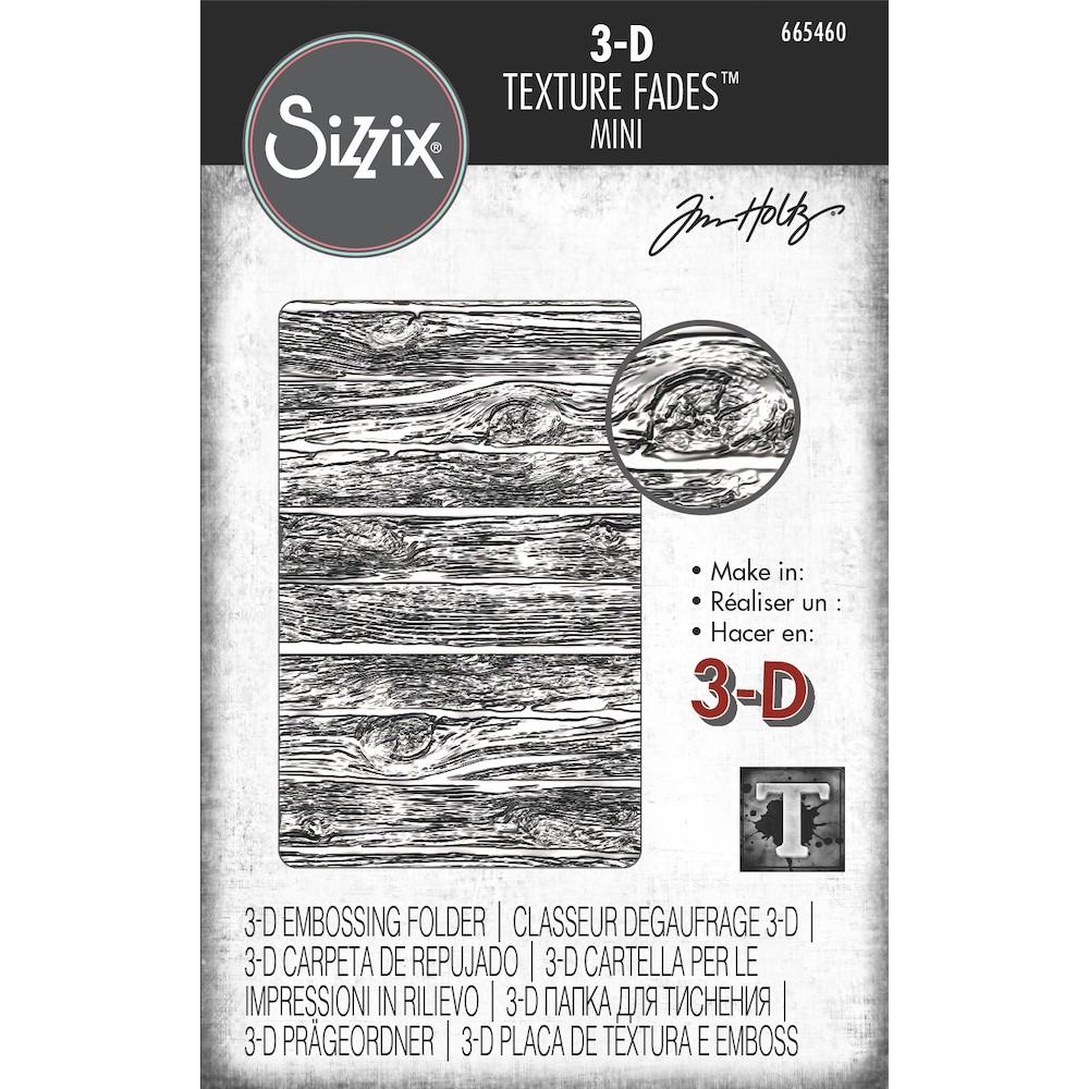 Sizzix 3D texture Fades - Mini Lumber