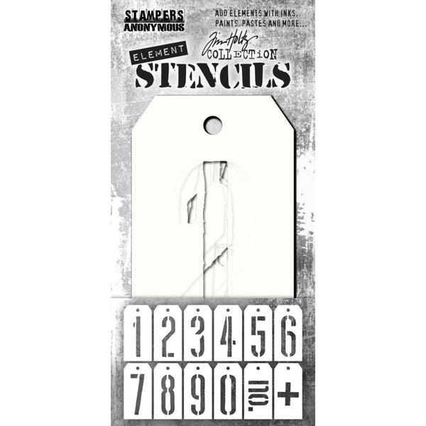 Tim Holtz- Stampers Anonymous - ELEEMENT STENCILS MECHANICAL