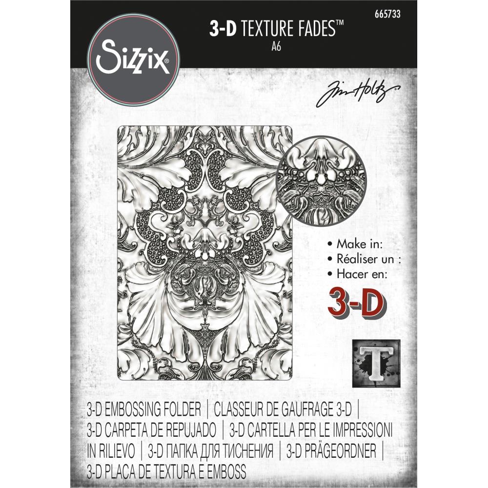 Sizzix 3D texture Fades - Damask