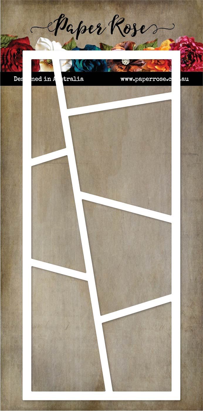 Paper Rose - Slimline Comic Strip 1. Metal Die