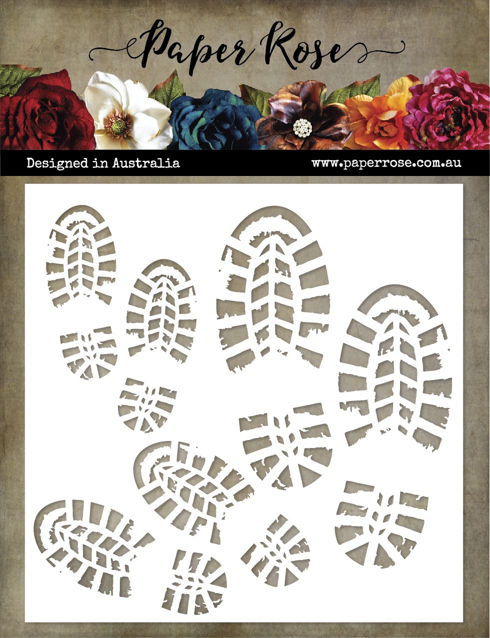 Paper Rose - Boot Prints