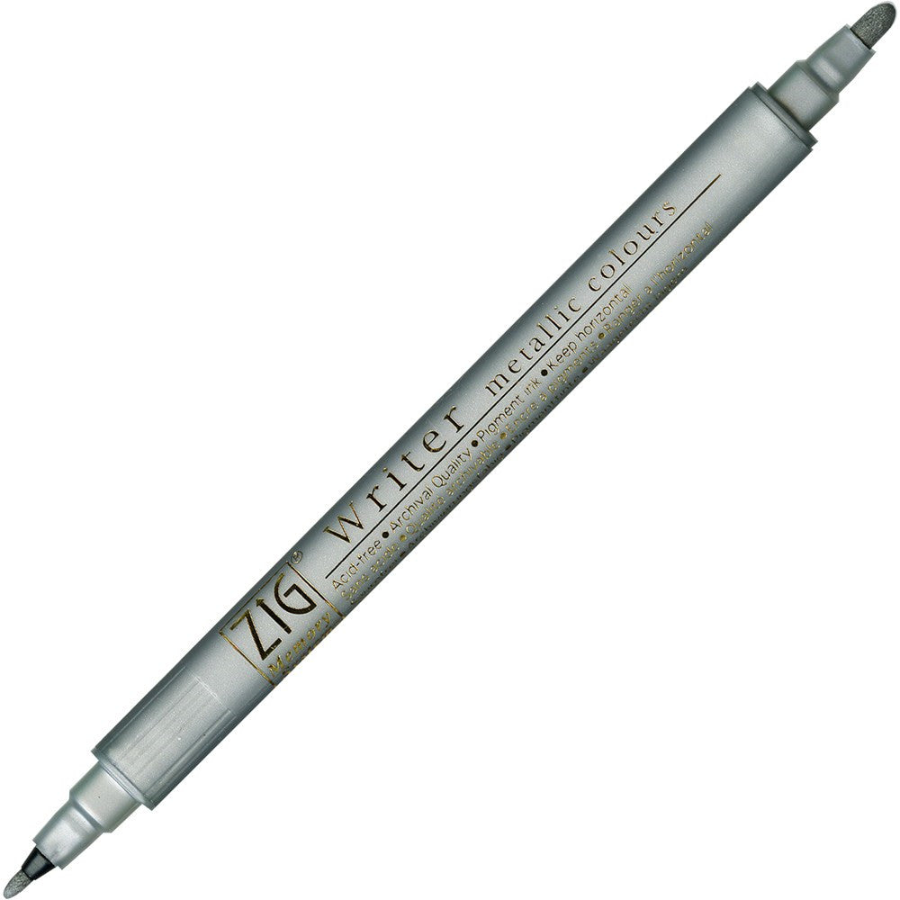 Zig Writer Metallic Silver