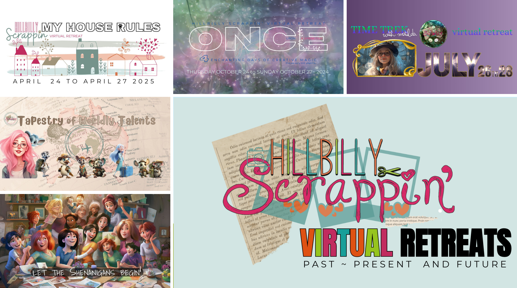 Building Community and Creativity: The Success of Hillbilly Scrappin's Virtual Retreats