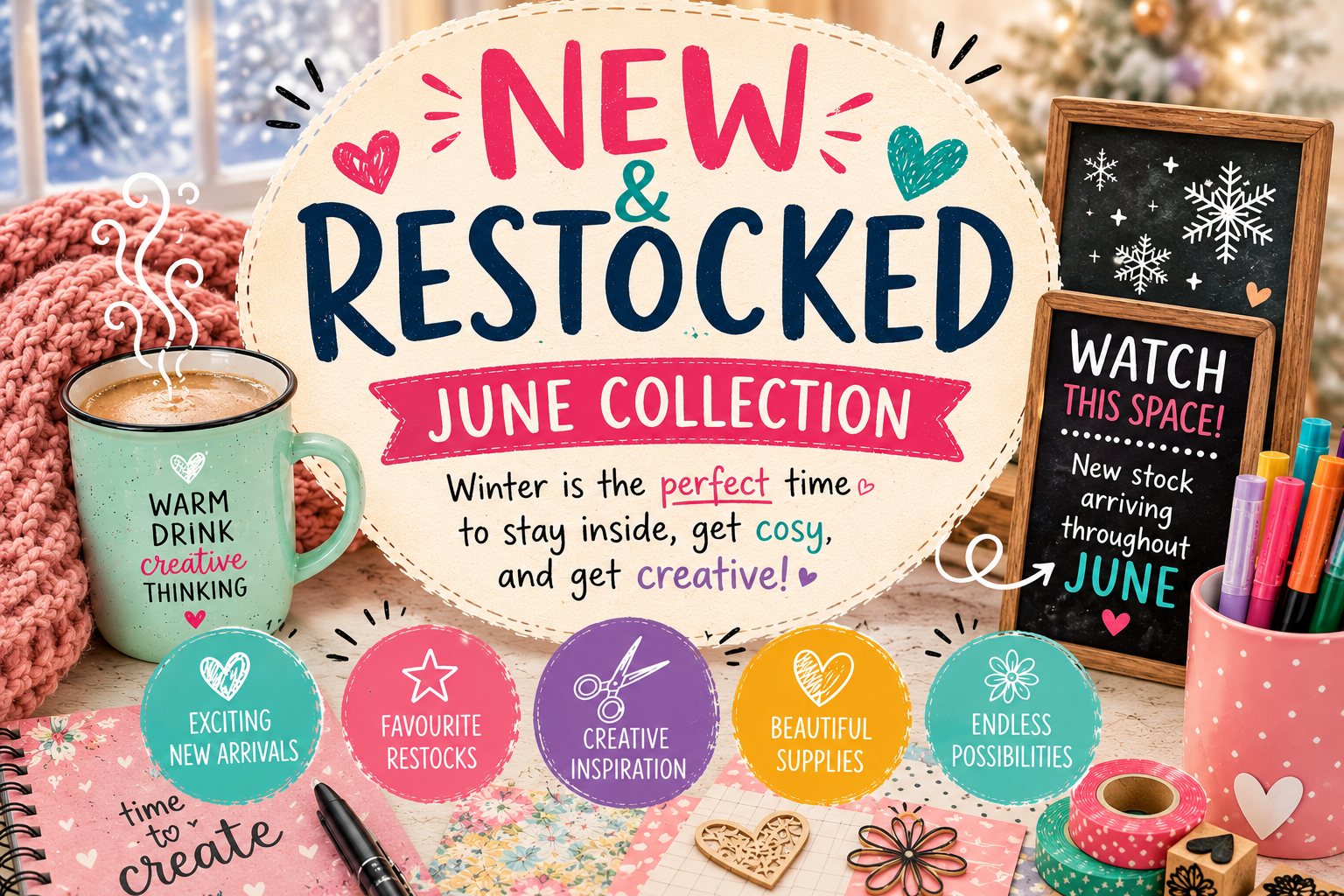 New and Restocked for June