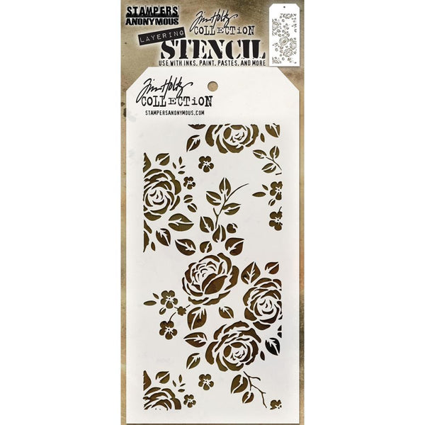 Tim Holtz - Layering Stencil - Roses