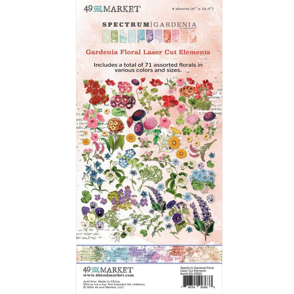 49 and Market Laser Cut Elements - Gardenia Floral