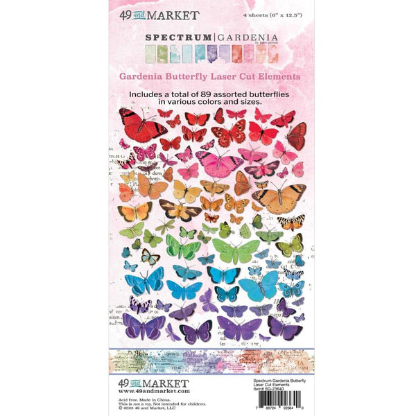 49 and Market Laser Cut Elements - Gardenia Butterfly