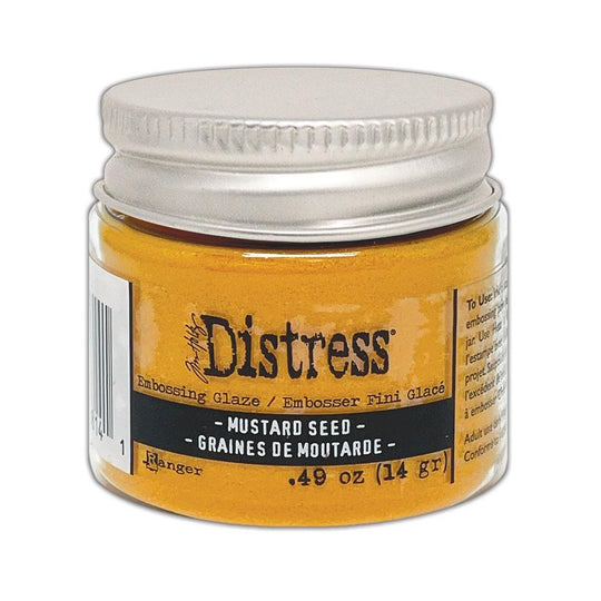 Distress Embossing Glaze - Mustard Seed