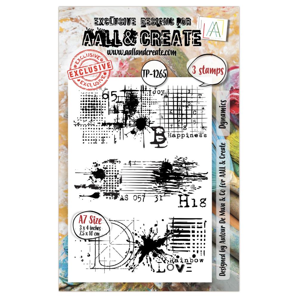 AALL & CREATE - TP1265 blue print Stamp Dynamics