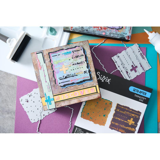 Sizzix Thinlits Die Set By Seth Apter 4/Pkg Paper Cutz #1