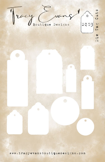 Tracy Evans -  Snippet Stencil - Tag Mix