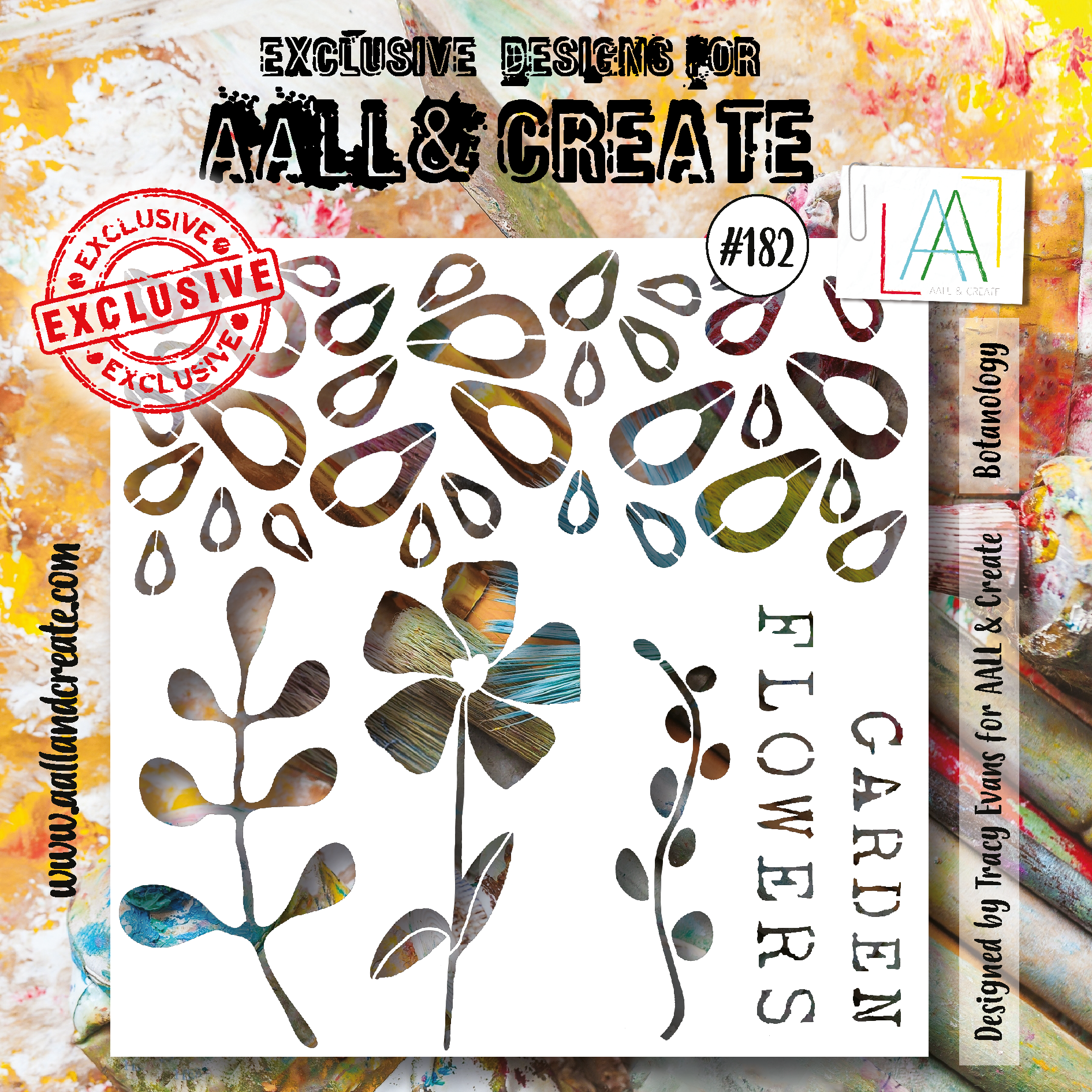 AALL & Create 6 x 6" Stencil Botanology