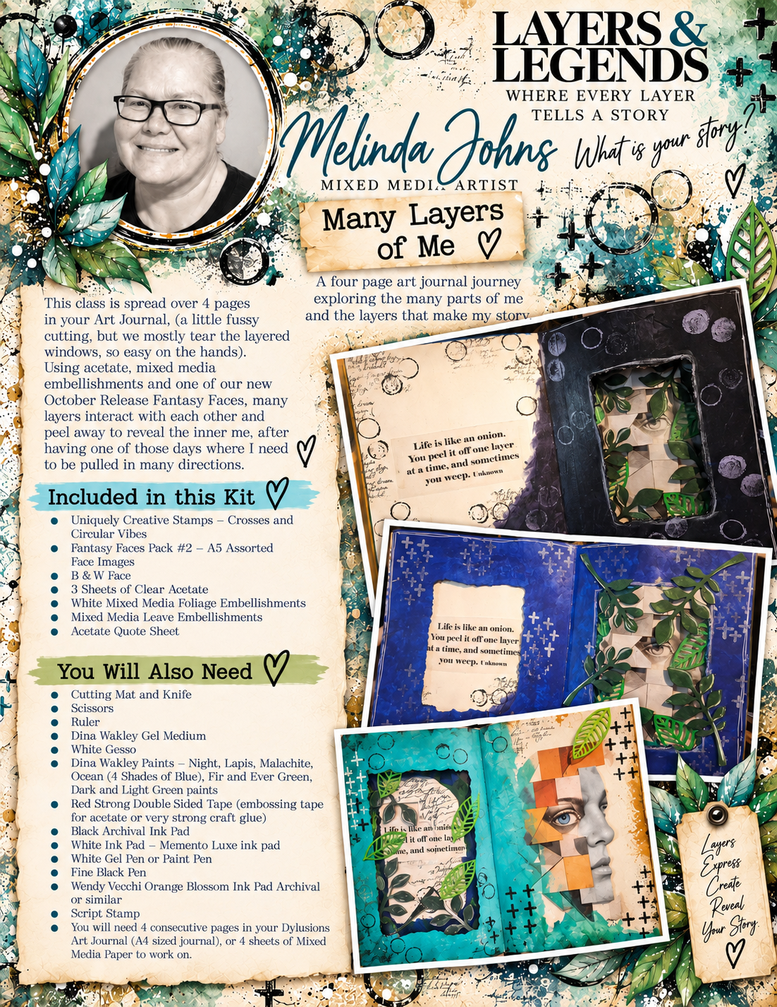 Layers and Legends  - Melinda Johns