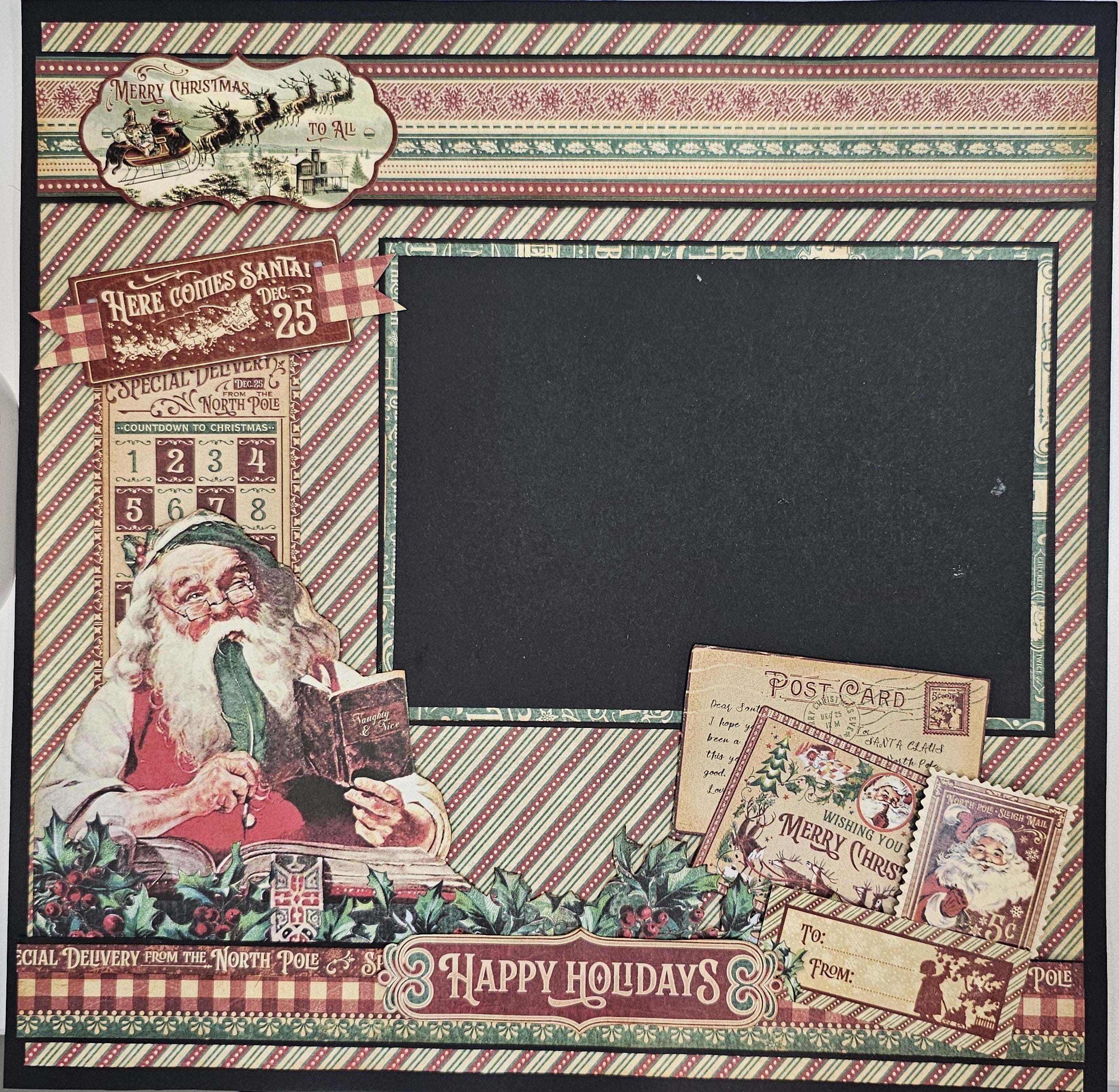Grahpic 45  Letters to Santa 2 page kit