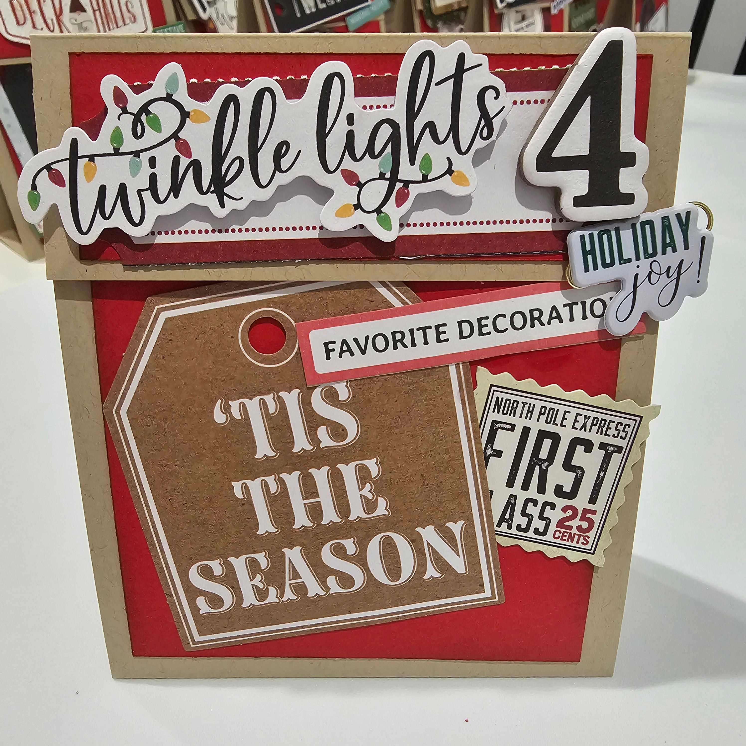 Advent Calendar / Table place card and gift holder