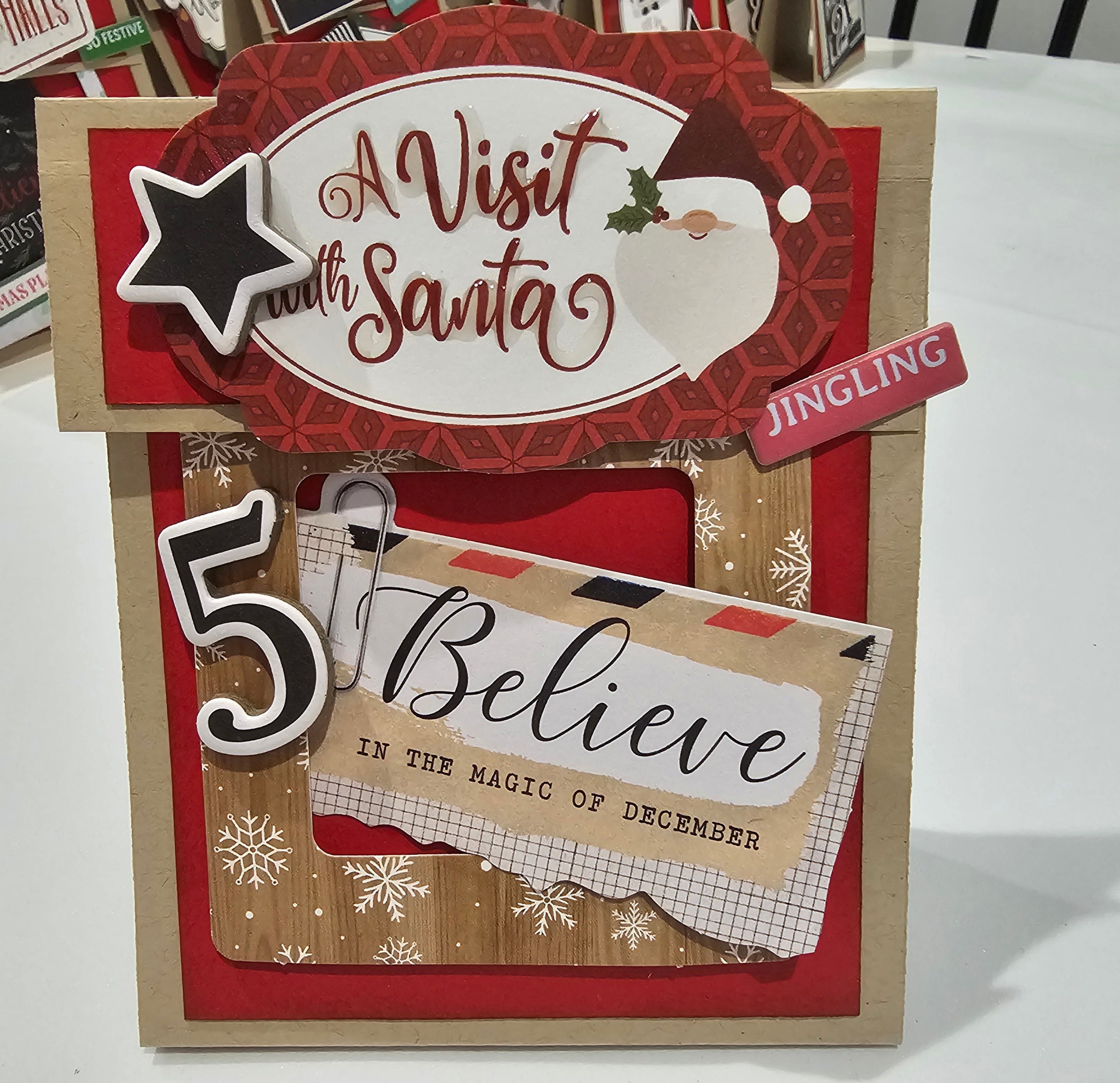 Advent Calendar / Table place card and gift holder