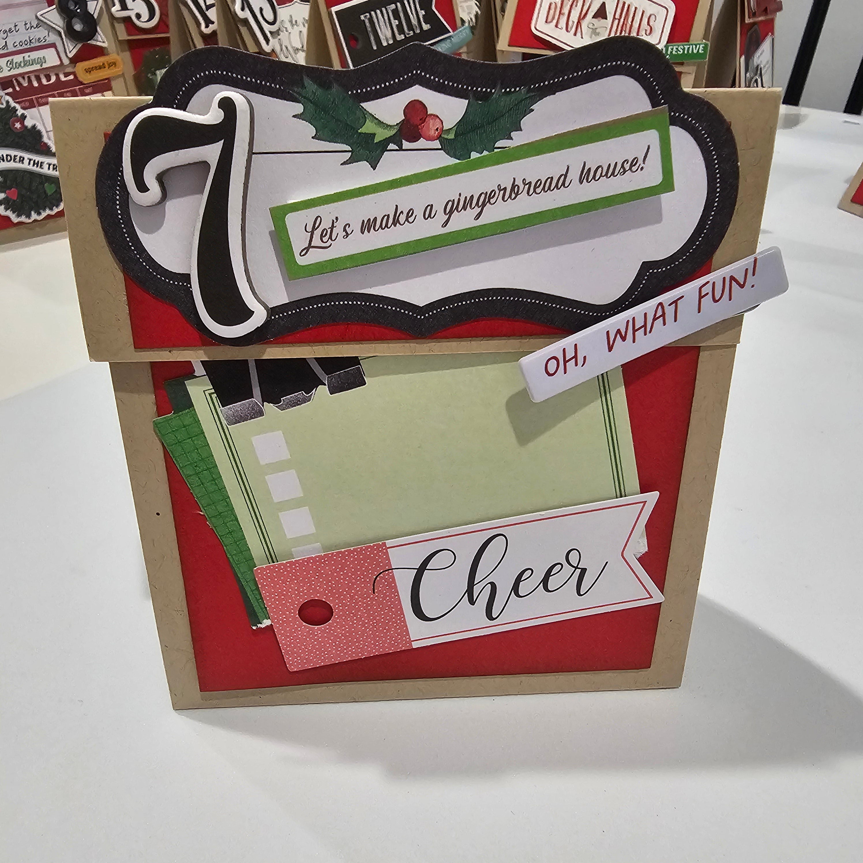 Advent Calendar / Table place card and gift holder