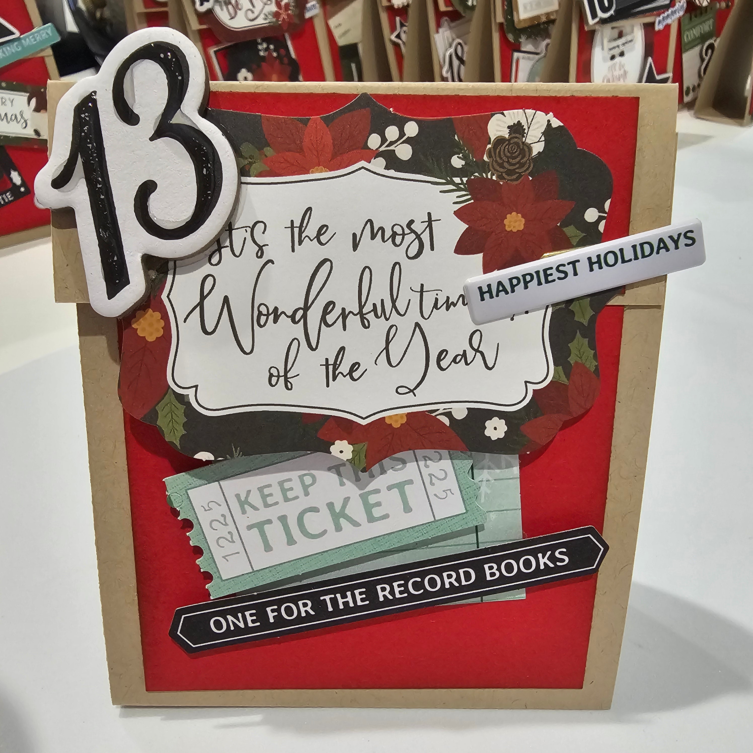 Advent Calendar / Table place card and gift holder