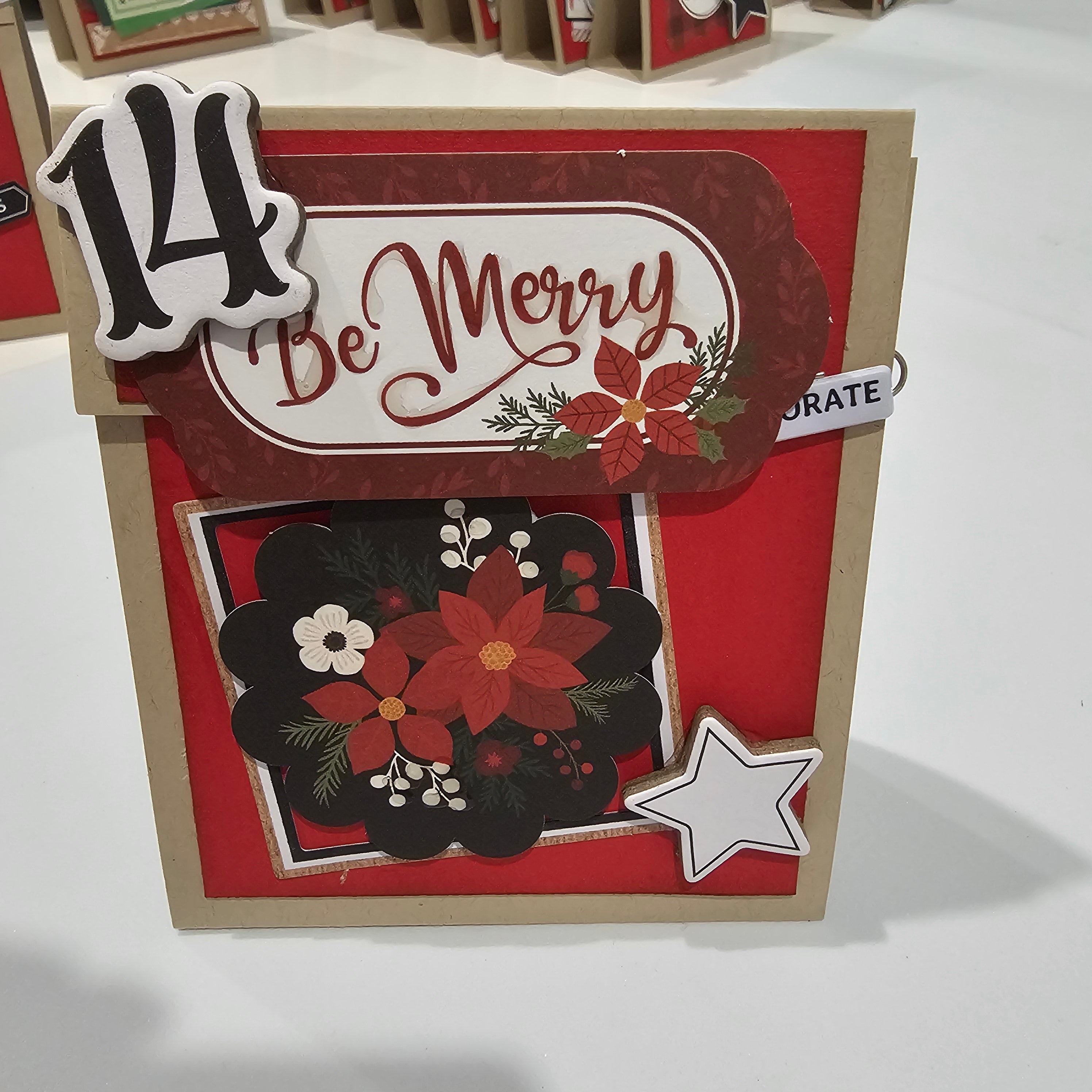 Advent Calendar / Table place card and gift holder