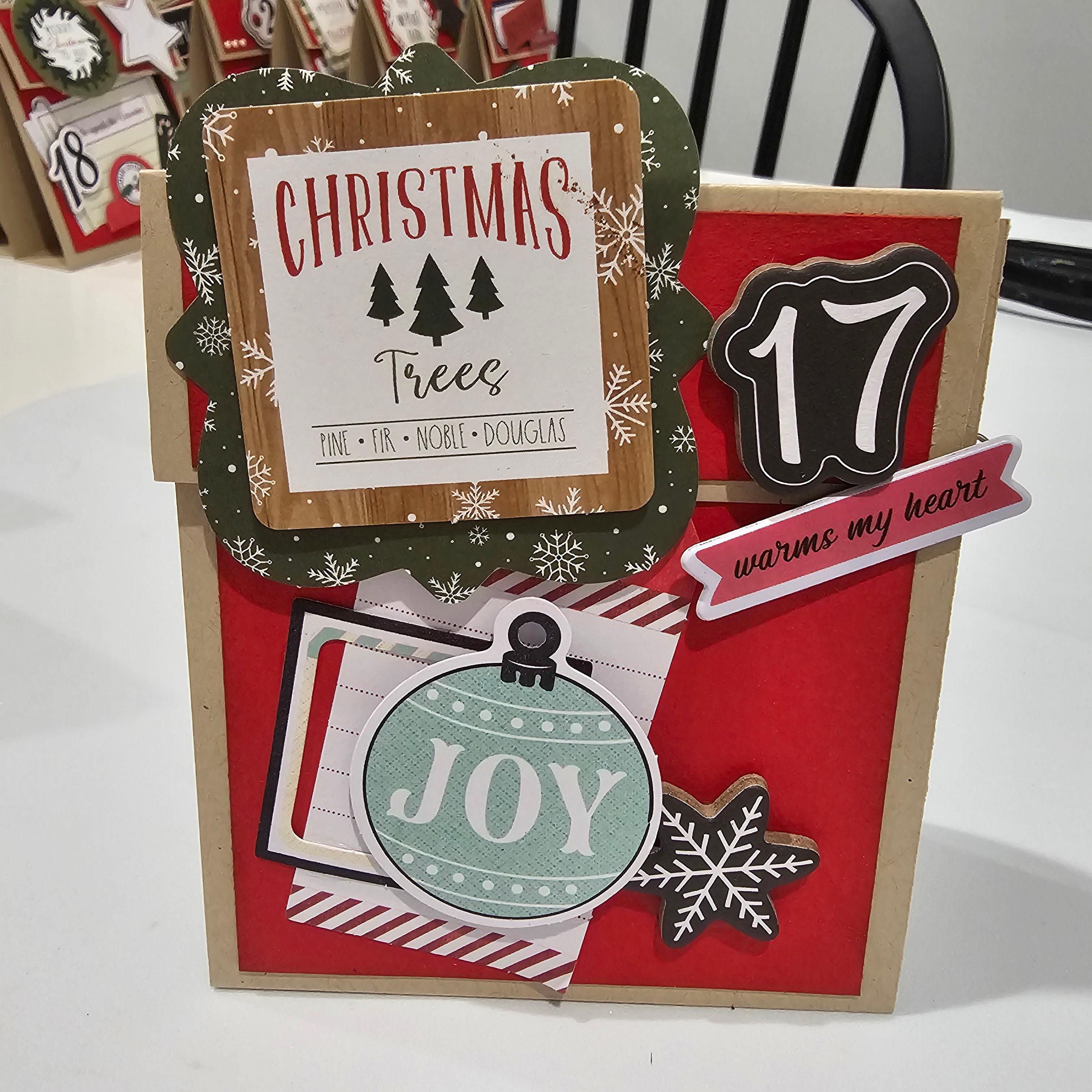 Advent Calendar / Table place card and gift holder