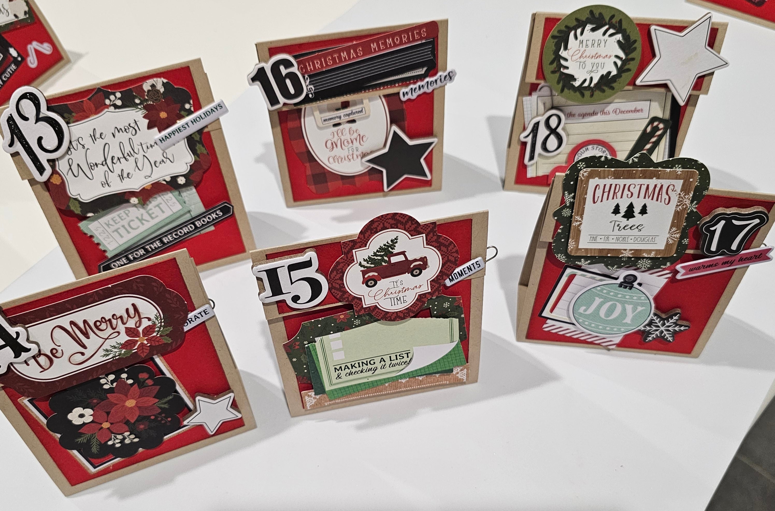 Advent Calendar / Table place card and gift holder