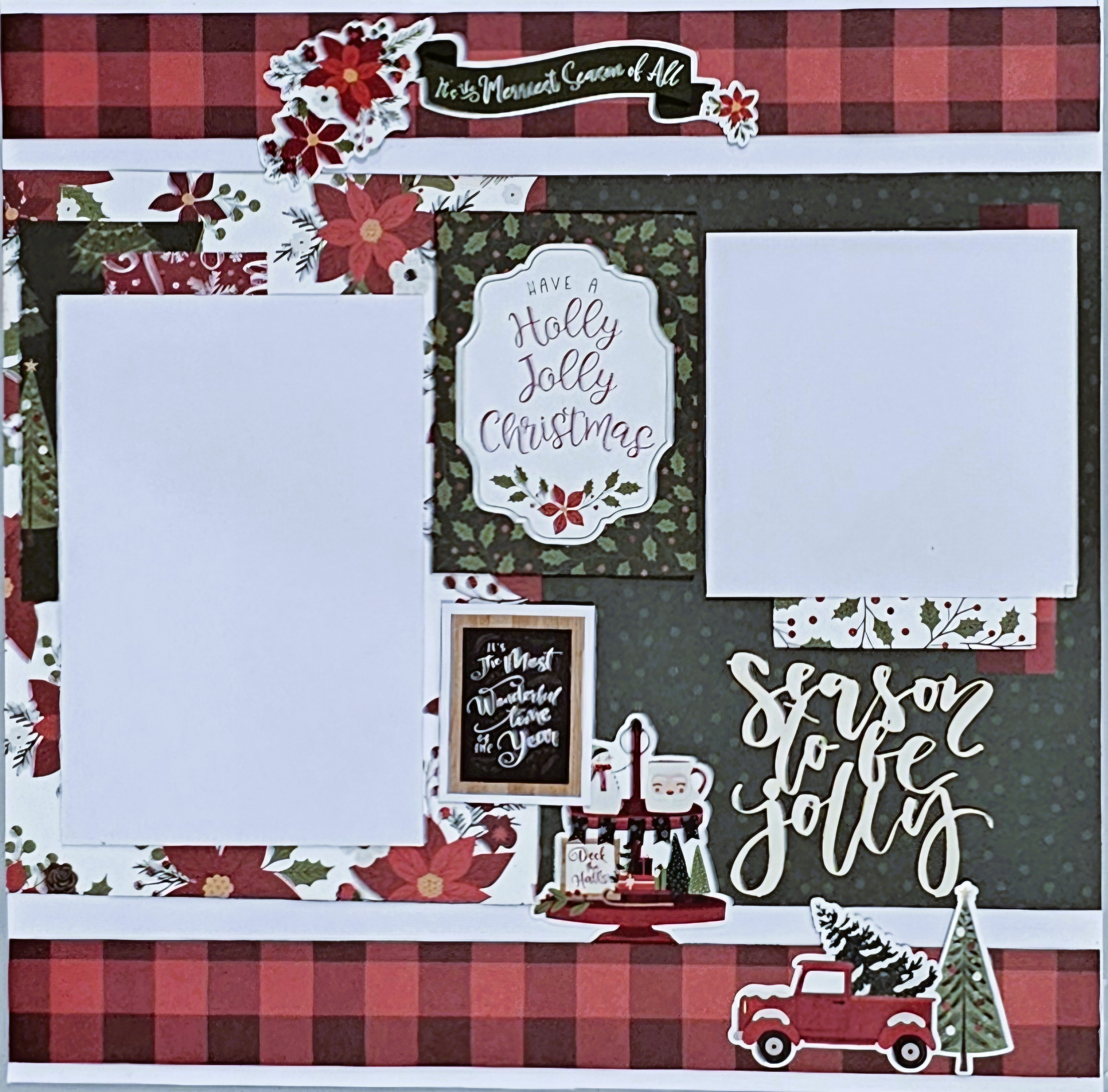 Echo Park Gnomes For Christmas 12 x 12  Scrapbook kit