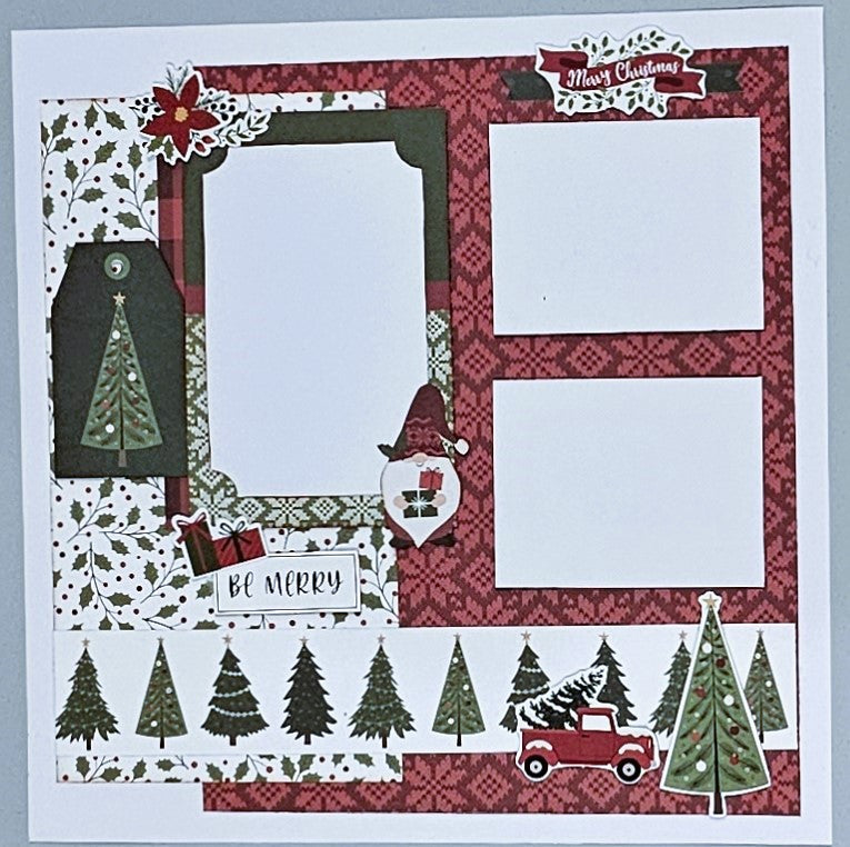 Echo Park Gnomes For Christmas 12 x 12  Scrapbook kit