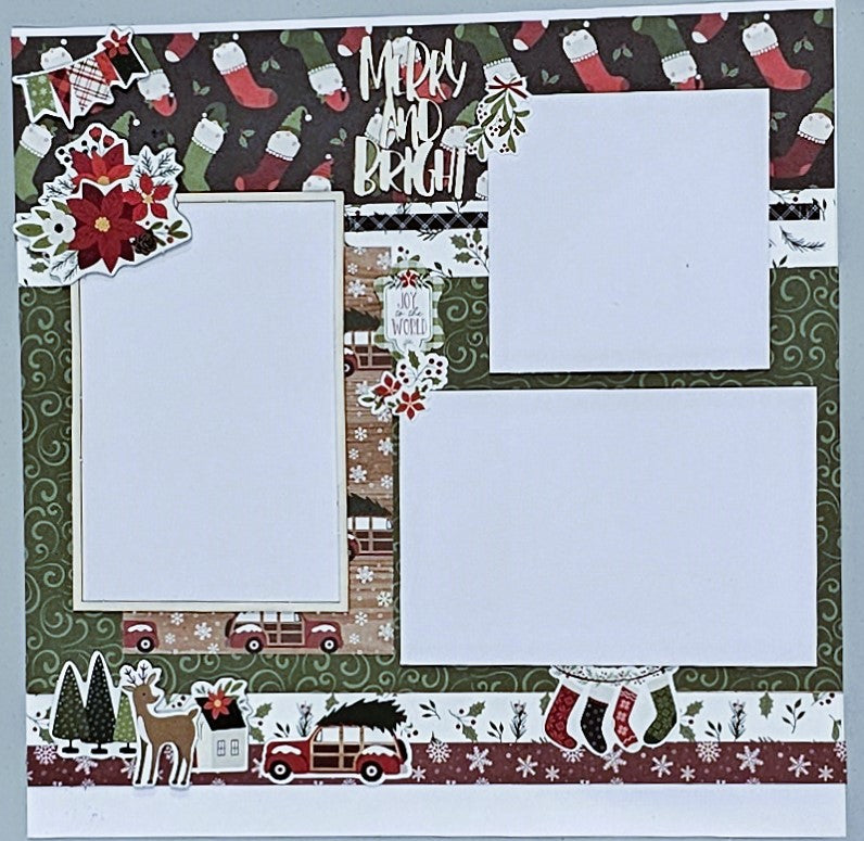 Echo Park Gnomes For Christmas 12 x 12  Scrapbook kit